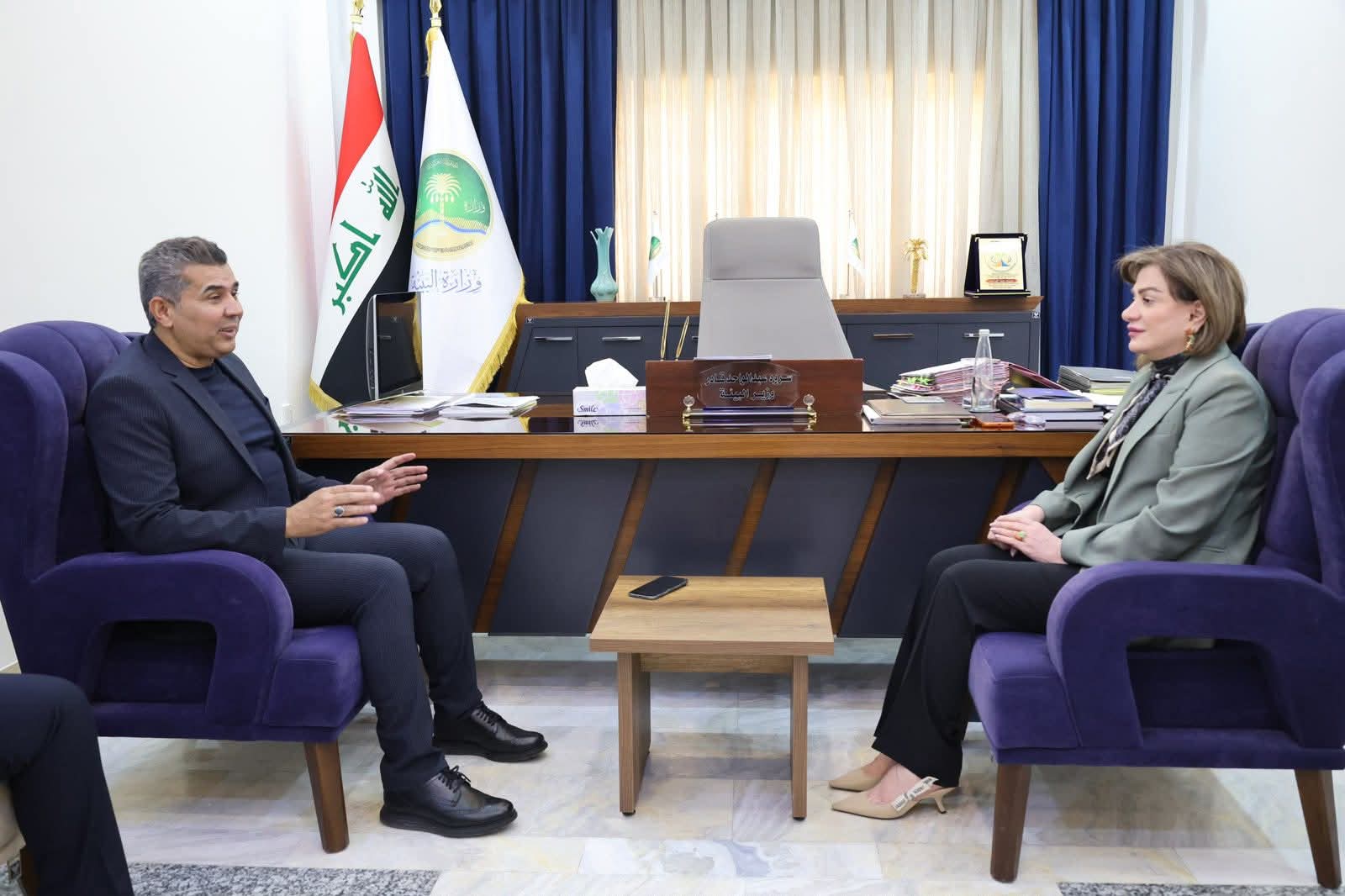 البيئة وخلية الاعلام الامني تؤكدان اهمية تكامل الجهود لتعزيز الامن البيئي 