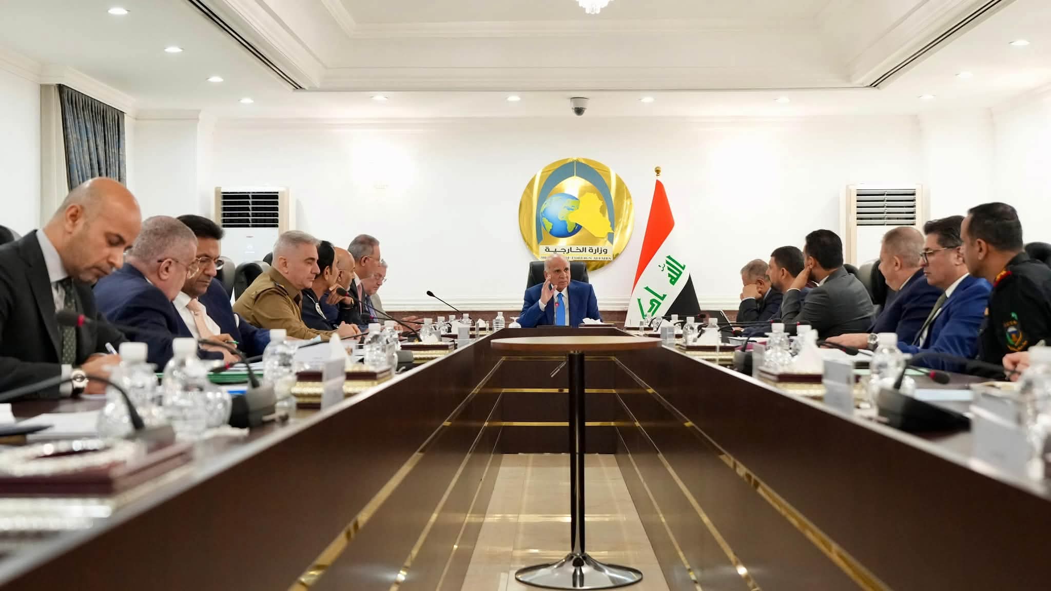وزير الخارجية يترأس الاجتماع الأول للجنة السياسية والأمنية للتعاون الثلاثي بين العراق والأردن ومصر