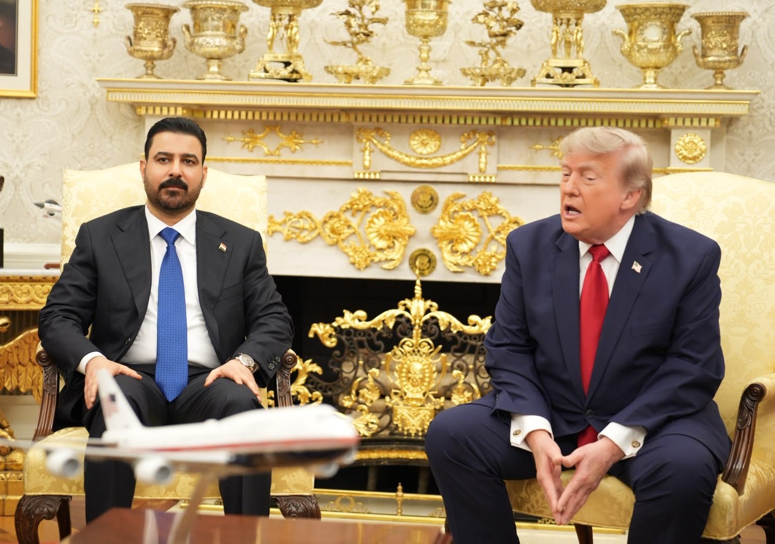 الزيدي وترامب يبحثان المصالح المشتركة والشراكات الستراتيجية 