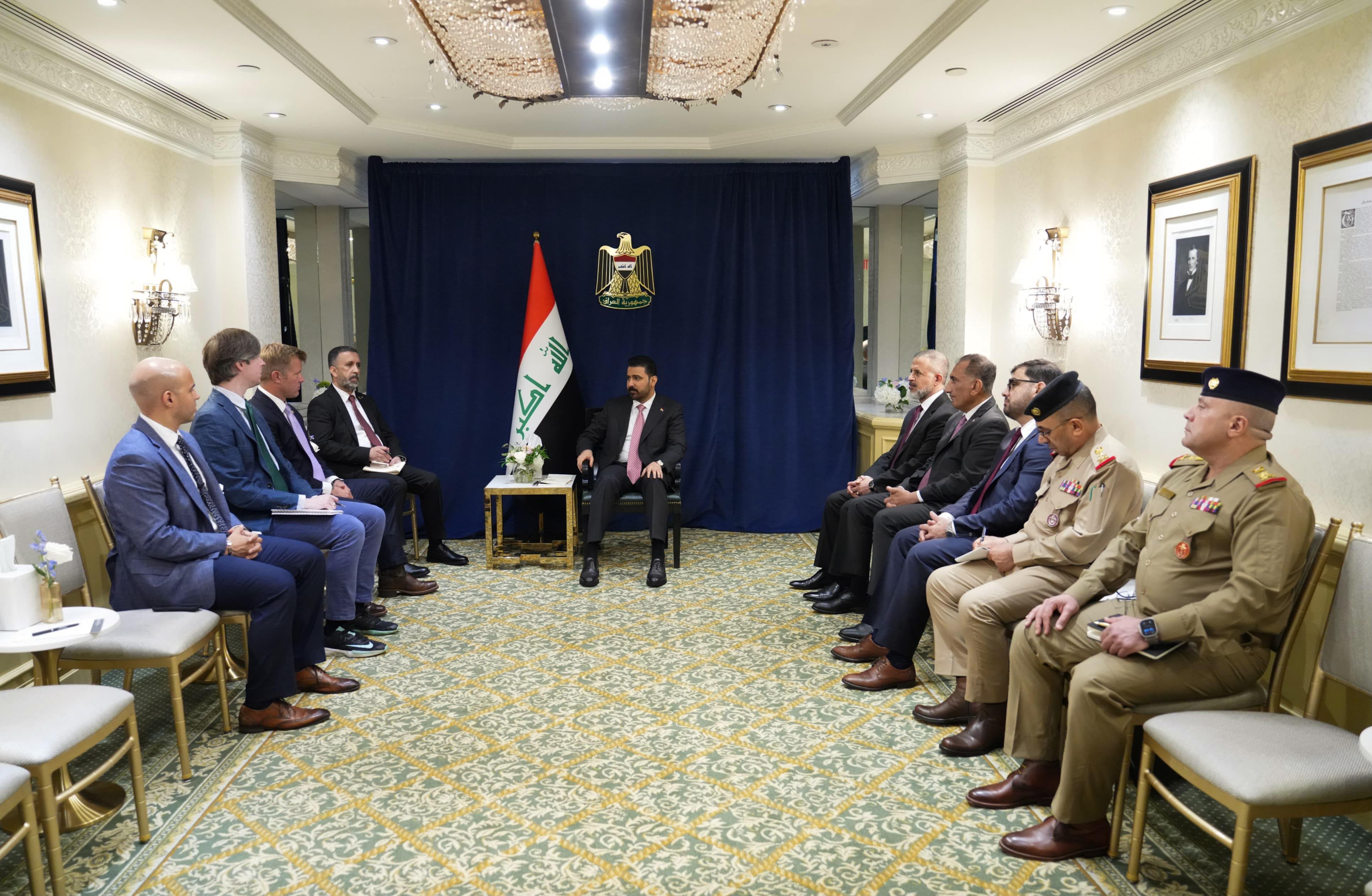 الزيدي يستقبل عضوا آخر بلجنة القوات المسلحة في مجلس الشيوخ