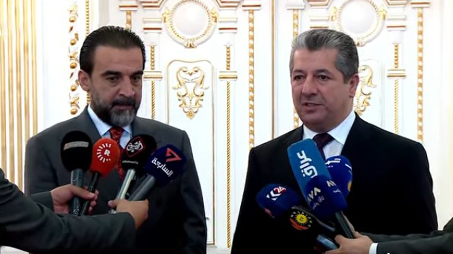 بارزاني والحلبوسي يؤكدان  اهمية  تعزيز التعاون  والتنسيق المشترك