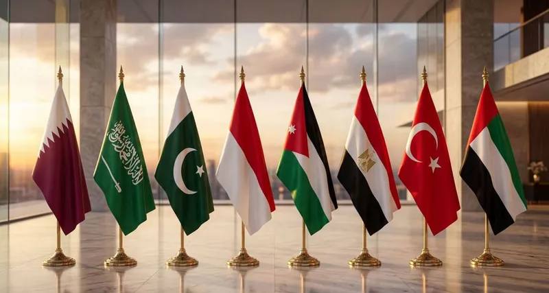 8 دول عربية وإسلامية تدعو لوقف انتهاكات إسرائيل وإقامة الدولة الفلسطينية