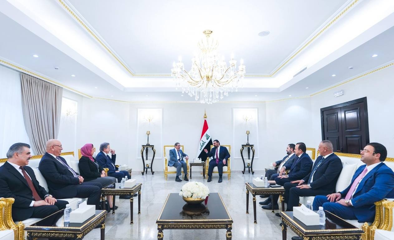  الحلبوسي والديمقراطي الكردستاني  يؤكدان أهمية العمل على معالجة الملفات العالقة بين الحكومة الاتحادية واقليم كردستان
